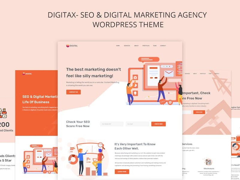 Digitax - SEO & Digital Marketing Agency Themes