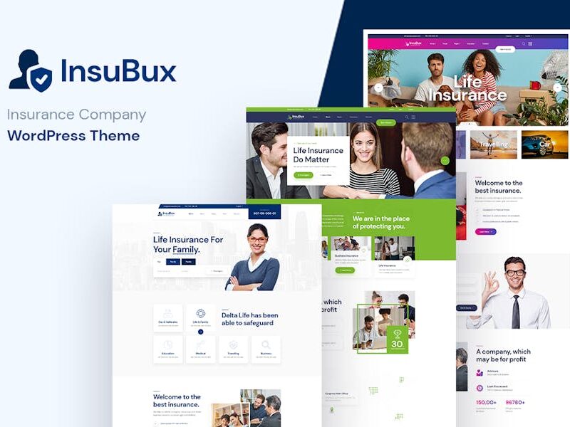 Insubux - Insurance Company WordPress Theme