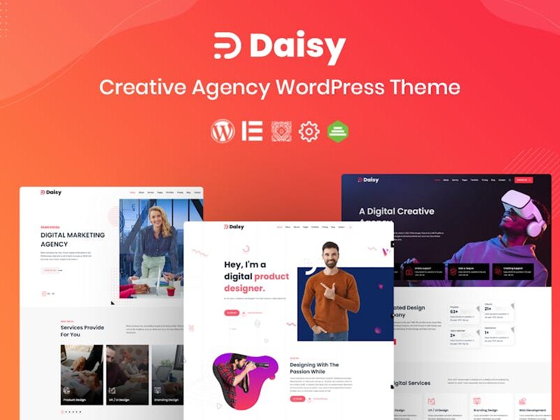 Daisy - Creative Agency WordPress Theme