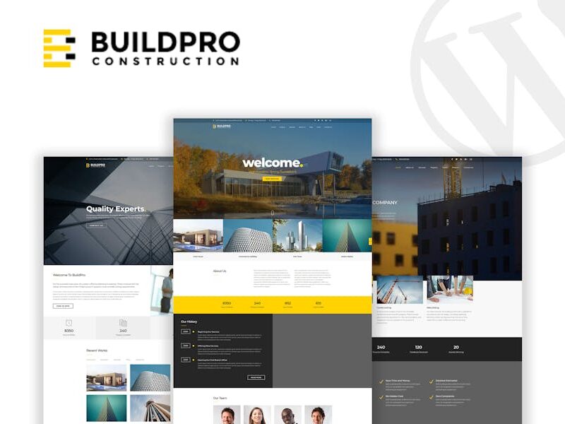 BuildPro - Business & Construction WordPress Theme