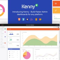 Kenny – Dashboard / Admin Site Responsive Template