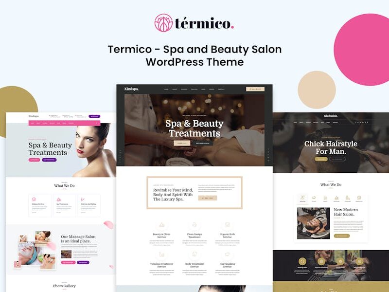 Termico - Spa and Beauty Salon WordPress Theme
