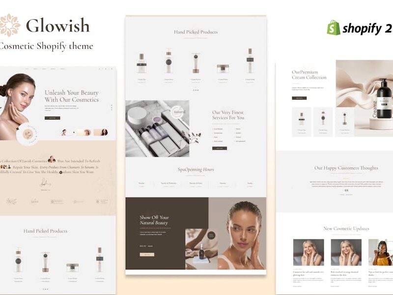 Glowish - Beauty Store Shopify Theme