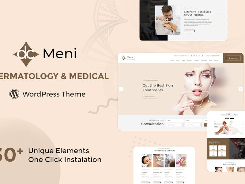 Meni - Healthcare Medical Doctor Theme