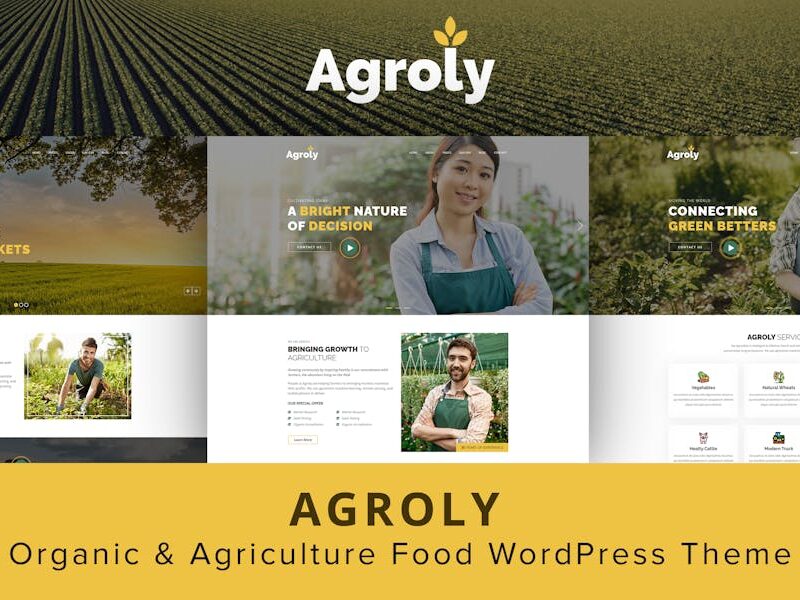 Agroly - Organic & Agriculture Food WordPress