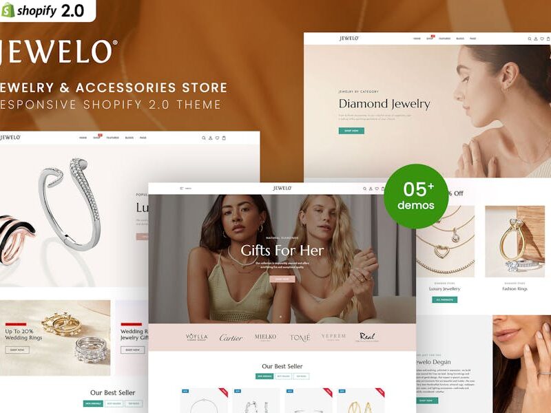 Jewelo - Jewelry & Accessories Shopify 2.0 Theme