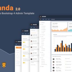 Amanda Responsive Bootstrap 4 Admin Template
