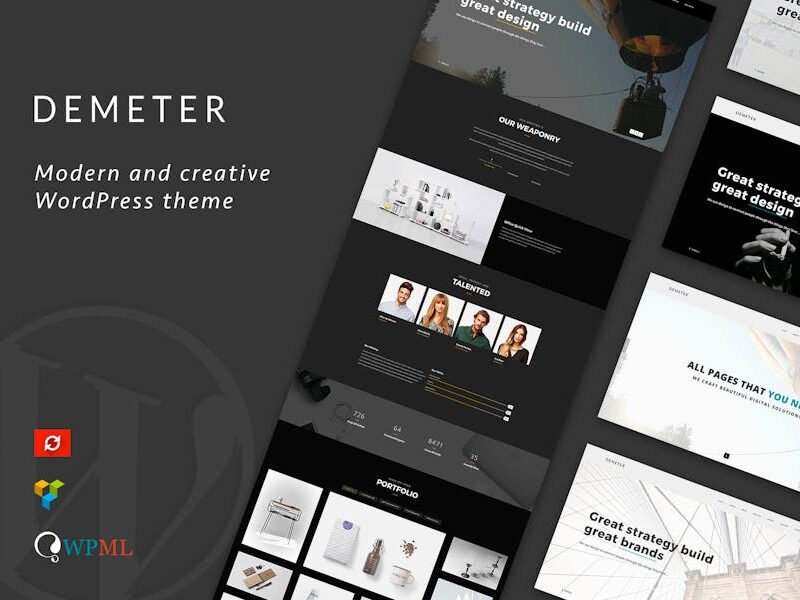 Demeter - One-Page Parallax WordPress Theme