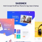 Sassnex – WordPress Theme for App, Saas & Startup