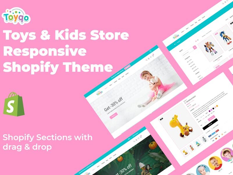 Toyqo - Toys & Kids Store Responsive Shopify Theme