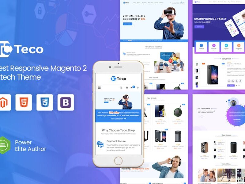 Teco - Responsive Hitech/Digital Magento 2 Store T