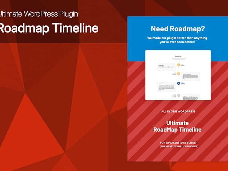 Ultimate Roadmap Timeline WordPress plugin