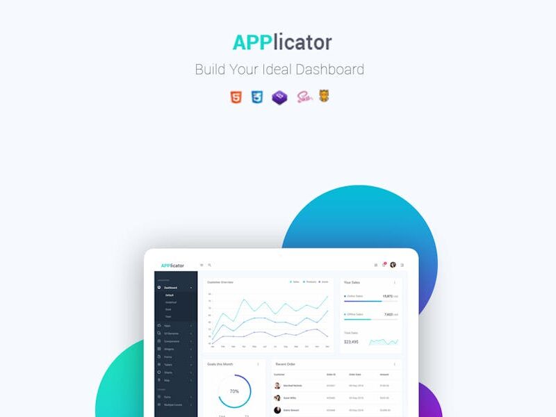 Applicator - Bootstrap 4 Admin Template