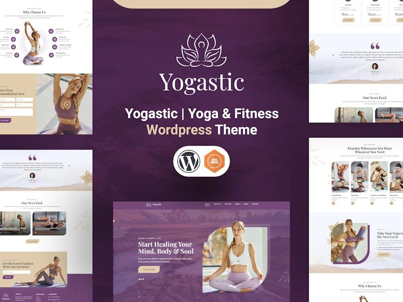 Yogastic | Yoga & Fitness WordPress Theme