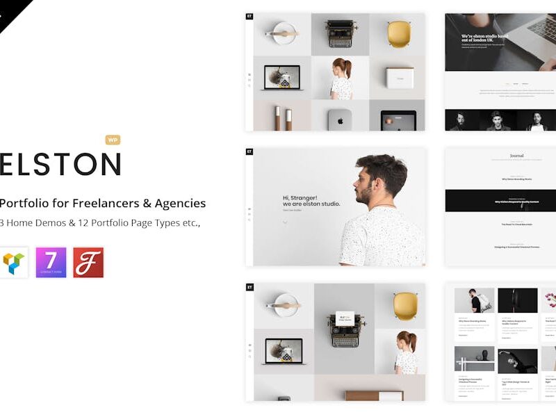 Elston - Portfolio for Freelancers & Agencies