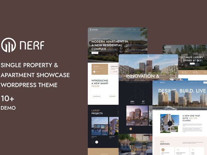 Nerf - Single Property WordPress Theme