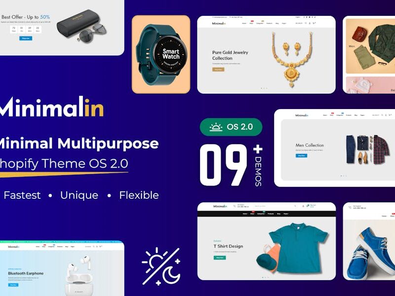 Minimalin - Minimal eCommerce Shopify Theme OS 2.0