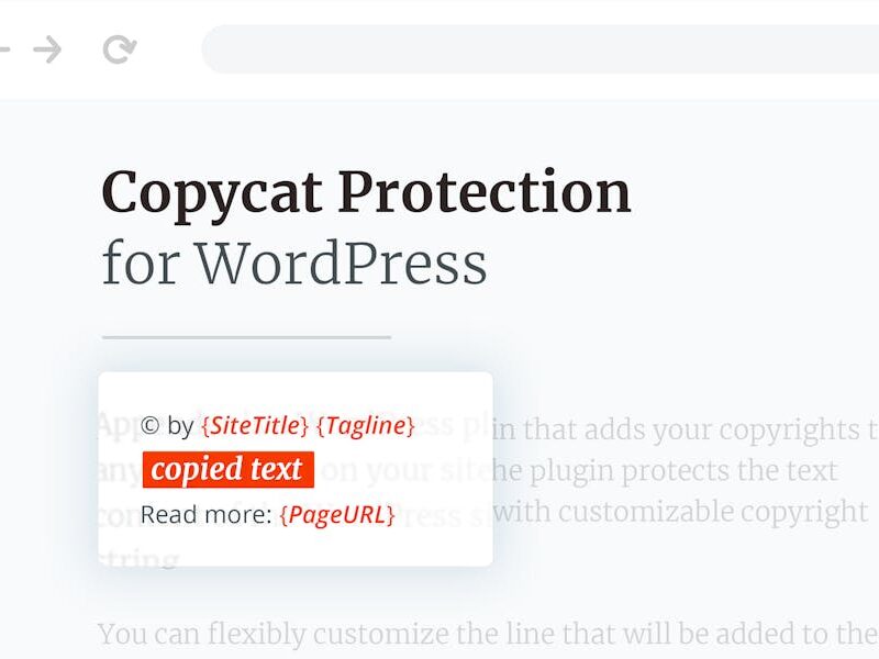Copycat Protector for WordPress