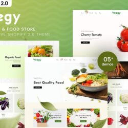 Vaegy – Organic & Food Store Shopify 2.0 Theme