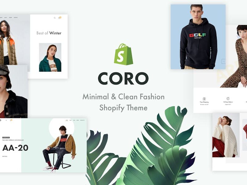 CORO – Minimal & Clean Fashion Shopify Theme