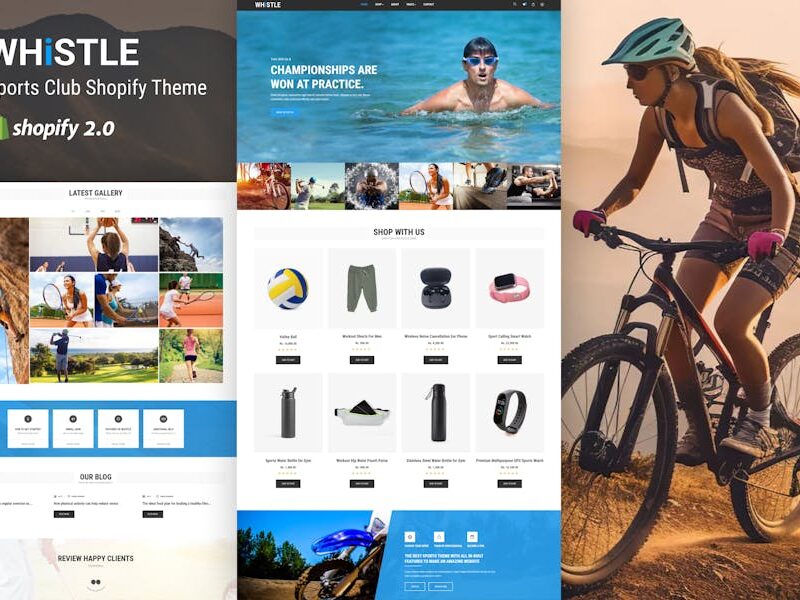 Whistle - Shopify Sports Shop