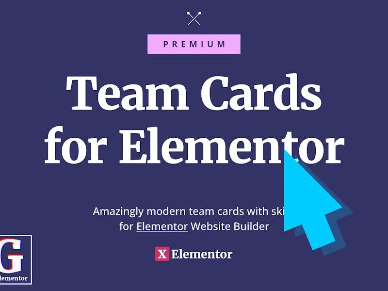 Team Cards for Elementor