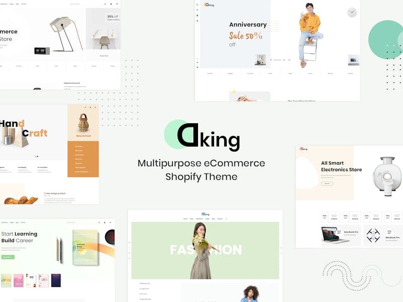 Dking – Multipurpose eCommerce Shopify Theme