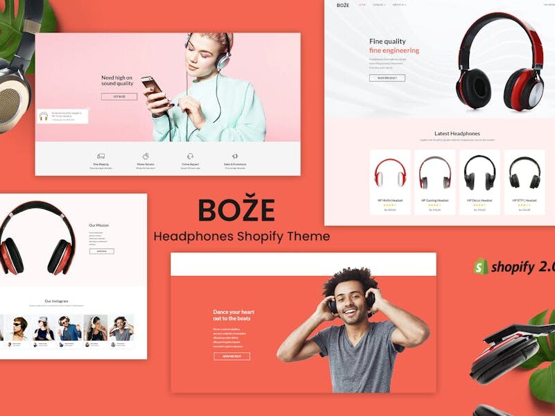 Boze - Headphone and Audio Store Shopify Theme