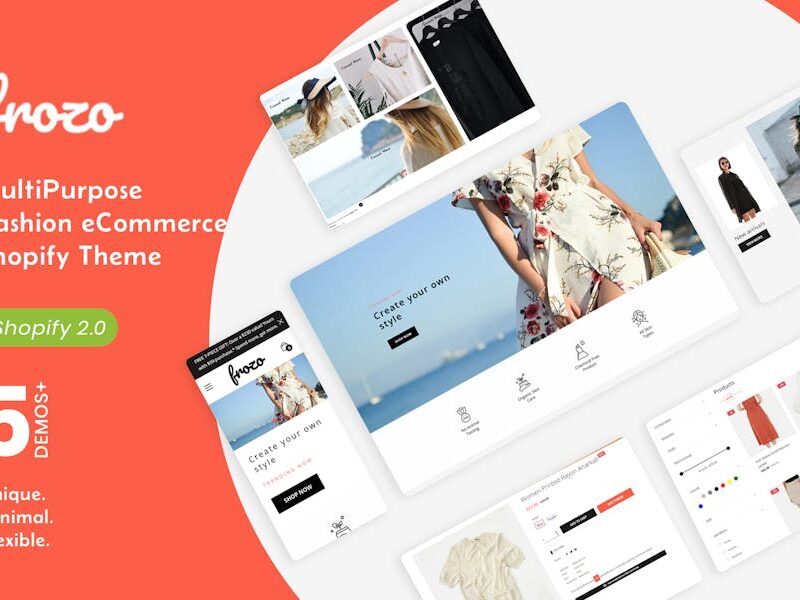 Frozo - Clothing and Fashion Shopify Theme