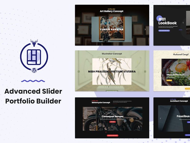 Advanced Slider Portfolio Builder