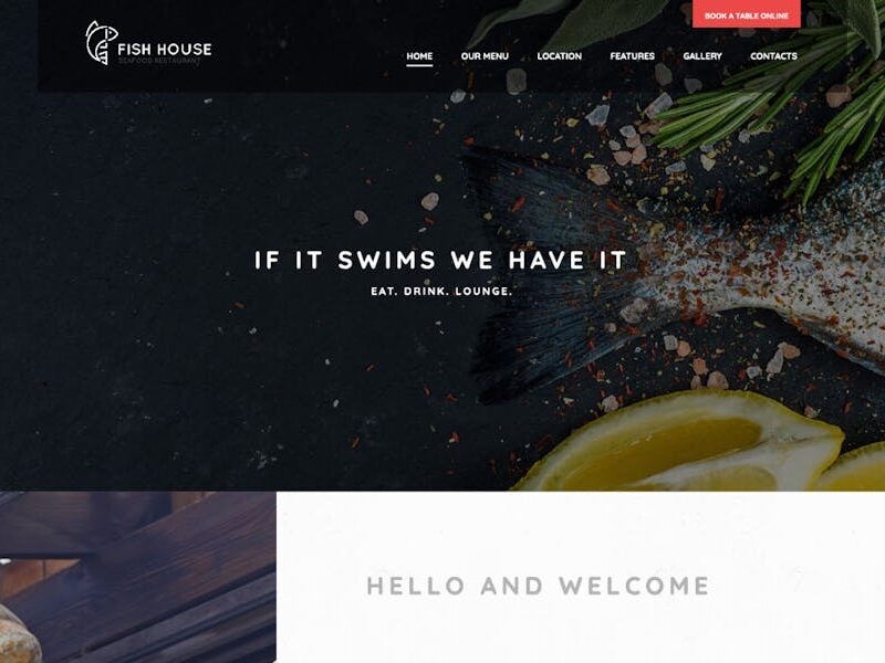 Fish House | A Stylish Seafood Restaurant / Cafe
