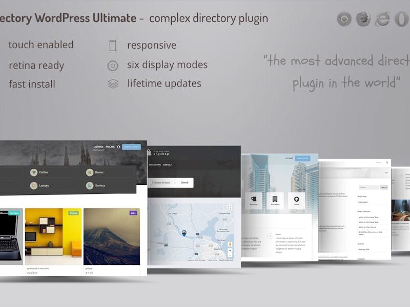 Directory ultimate PRO WordPress - Table, Grid