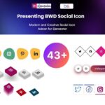 Social Media Icon addon for elementor Social Media Icon addon for elementor