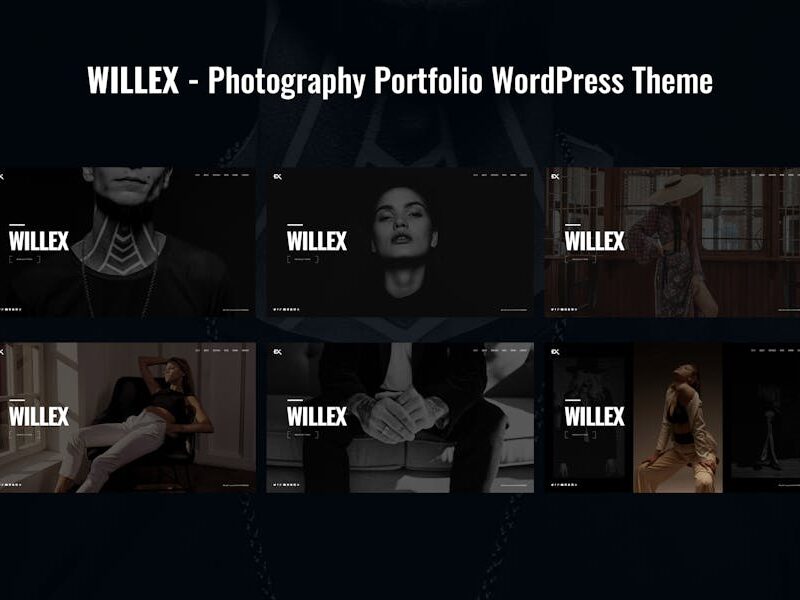 Willex - Photography Portfolio WordPress Theme