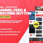 Youtube Channel Feeds and Subscribe Box Plugin