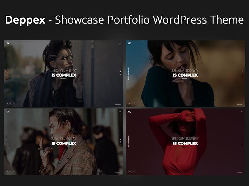 Deppex - Showcase Portfolio WordPress Theme