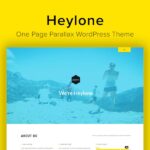 Heylone – One Page Parallax WordPress Theme