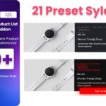 WooCommerce Product List Addon For Elementor WooCommerce Product List Addon For Elementor