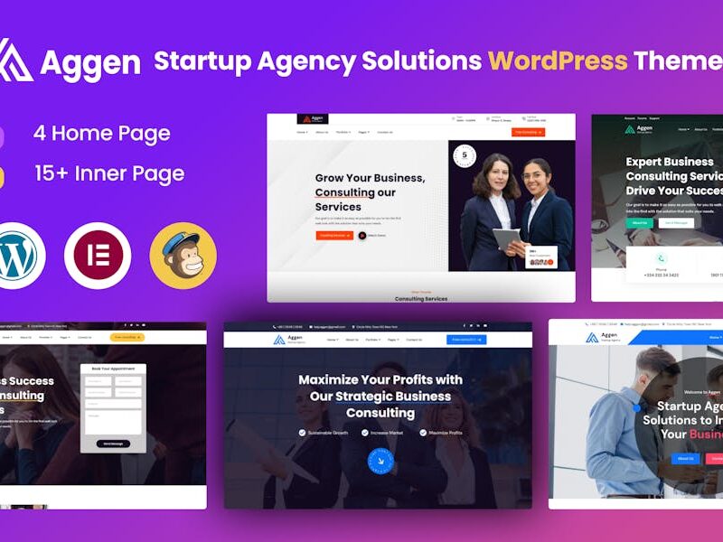 Aagen - Business Consulting Theme