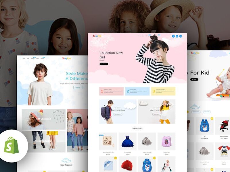 TonyKid - Kids Fashion & Toys Shopify Theme