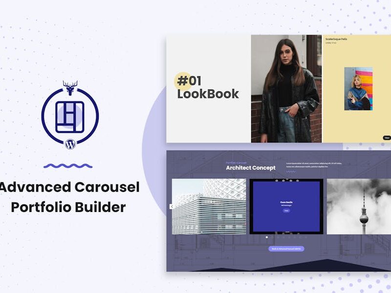 Advanced Carousel Portfolio Builder