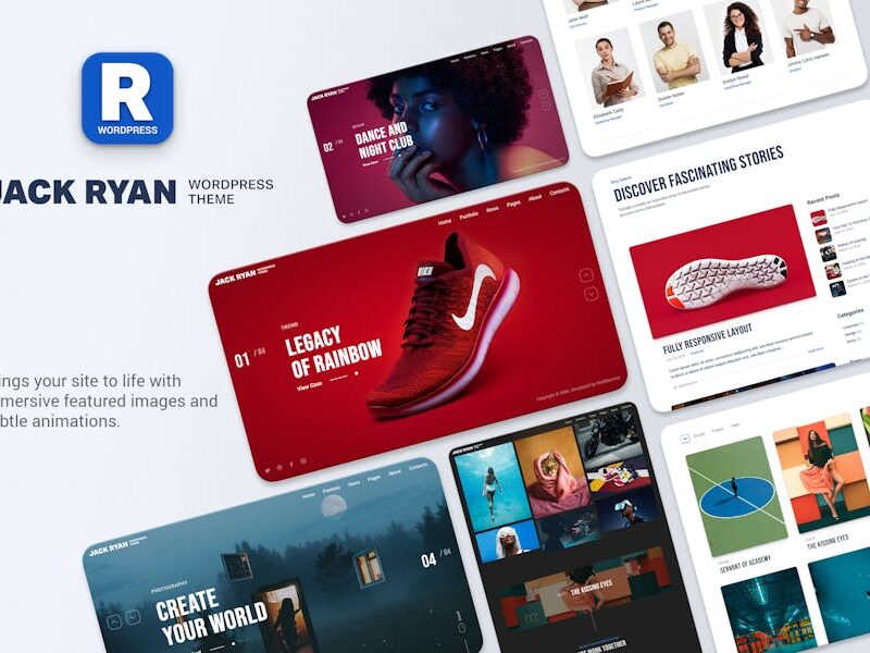 Jack Ryan - Creative Portfolio WordPress Theme
