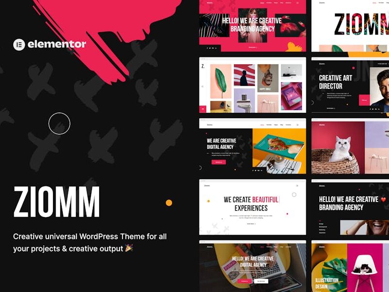 Ziomm - Creative Agency & Portfolio Theme