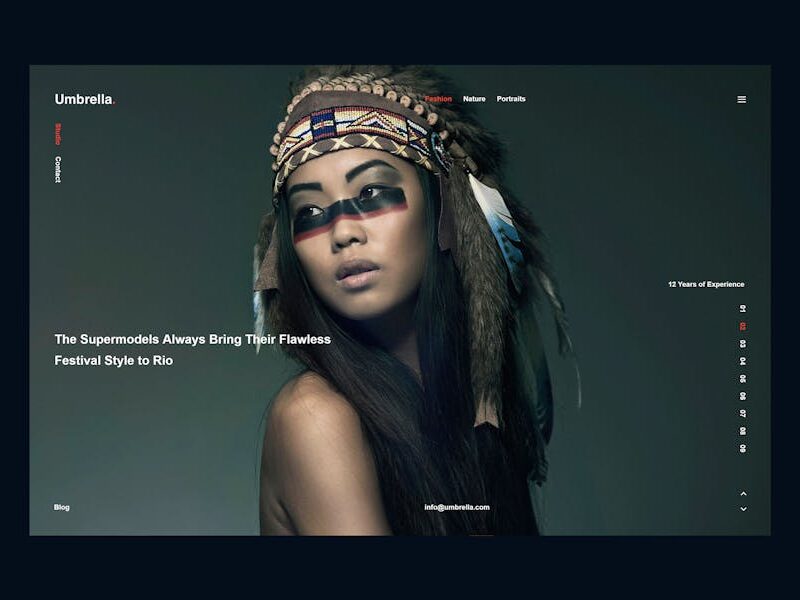 Umbrella - Photography WordPress Theme.