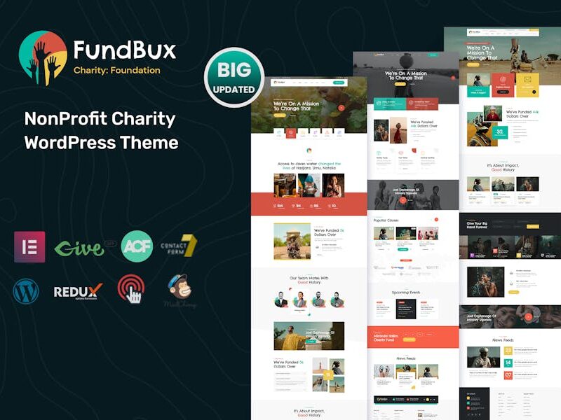 Fundbux - Charity & Fundraise WordPress Theme