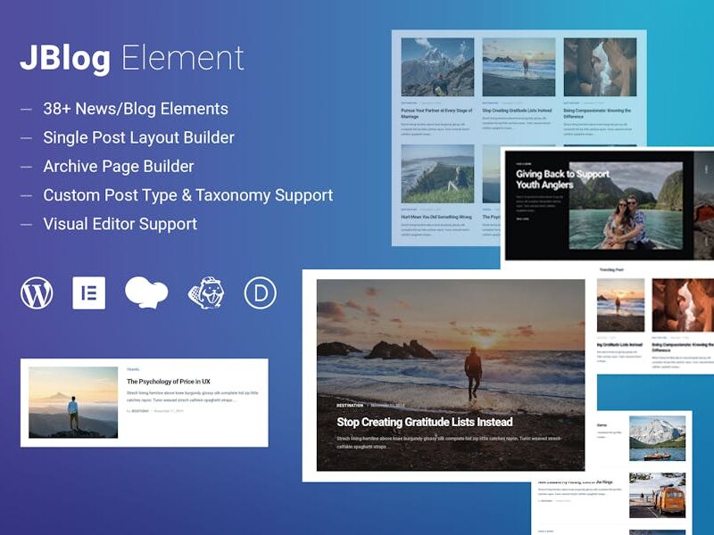 JBlog Elements - Elementor & WPBakery Add-ons
