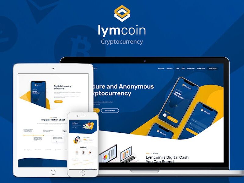 Lymcoin - Cryptocurrency & ICO WordPress Theme