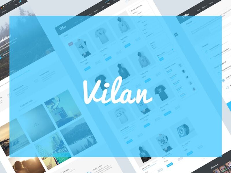 Vilan Corporate, Shop & Forum WordPress Theme