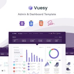Vuesy – Admin & Dashboard Template