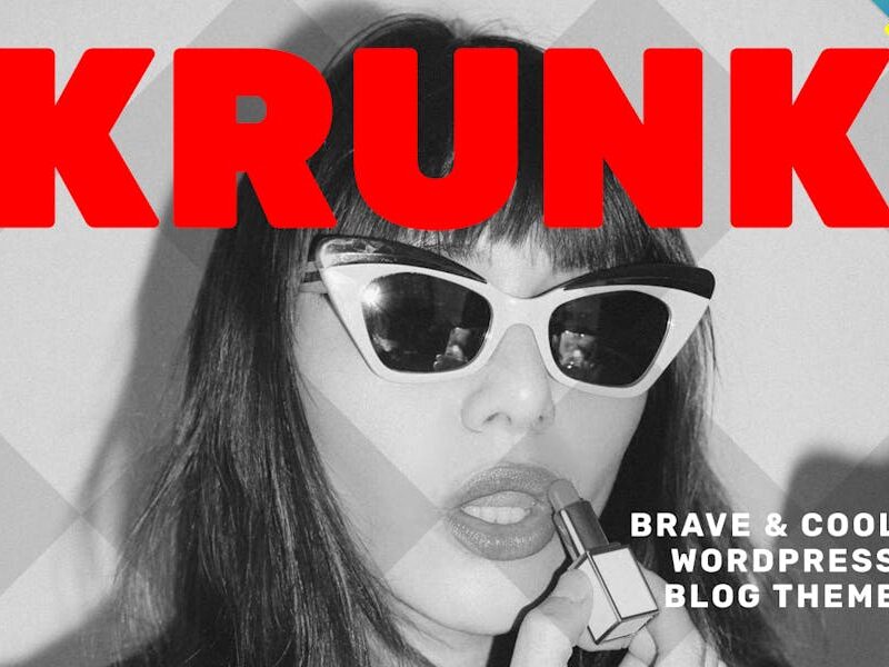 Krunk - Brave & Cool WordPress Blog Theme